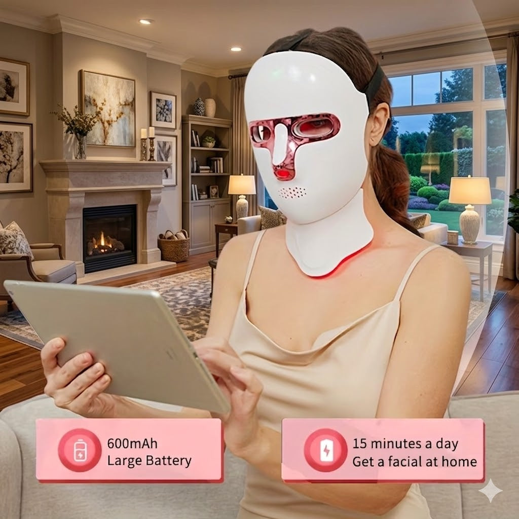 7-Color LED Infrared Face & Neck Mask